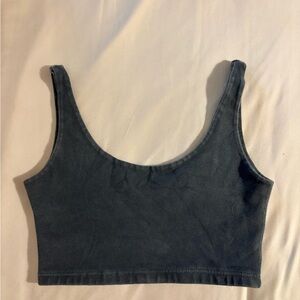 Brandy Melville Charcoal Crop Top